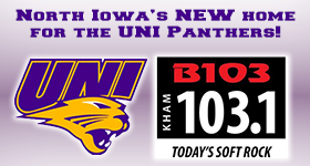 B103 is North Iowa's NEW home for the UNI Panthers